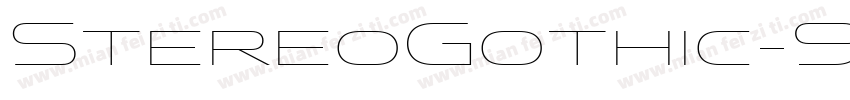 StereoGothic-950 Regular字体转换